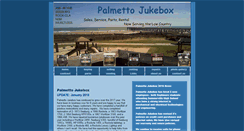 Desktop Screenshot of palmettojukebox.com